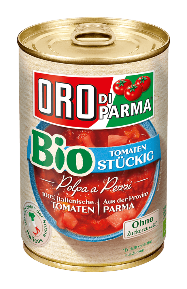 BIO Stückige Tomaten in der Dose